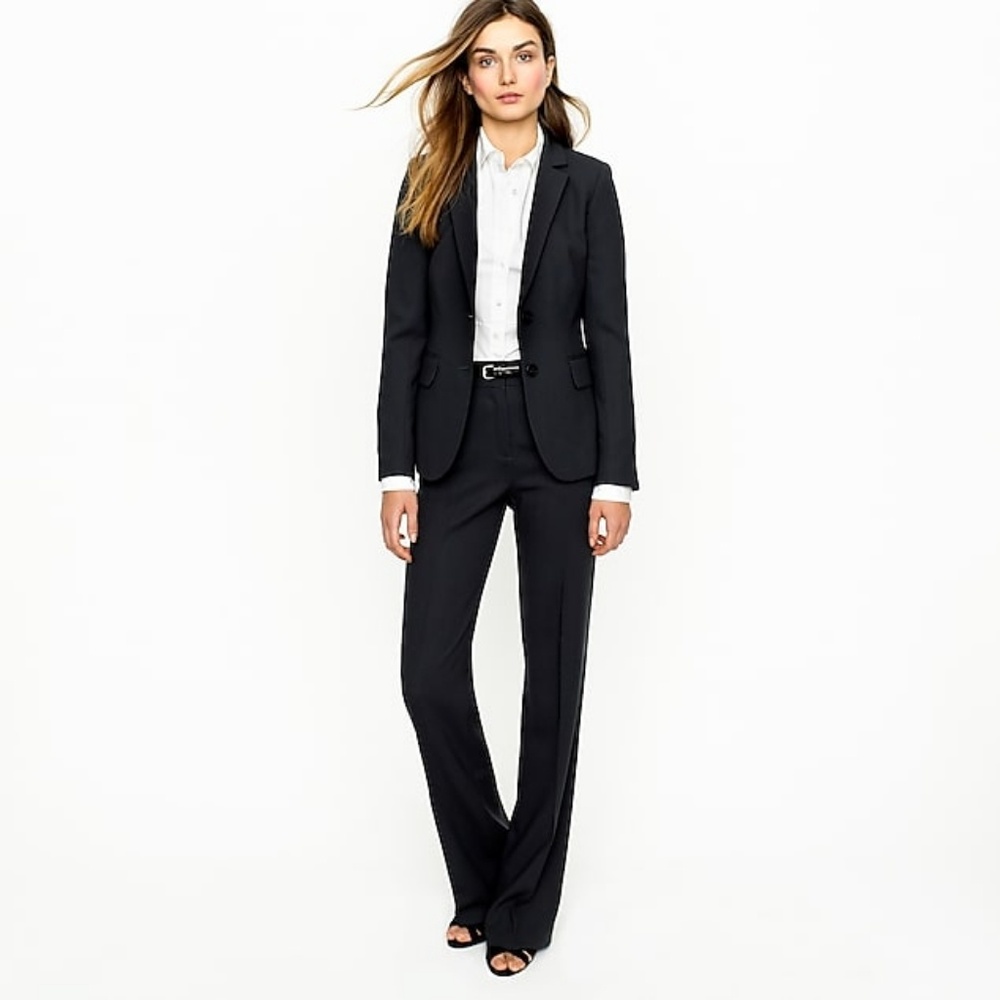 Jcrew 1035 wool crepe suit jacket nwt 0P